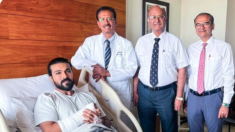 Ram Charan's First Picture From Hospital Bed After Wrist Surgery Goes Viral