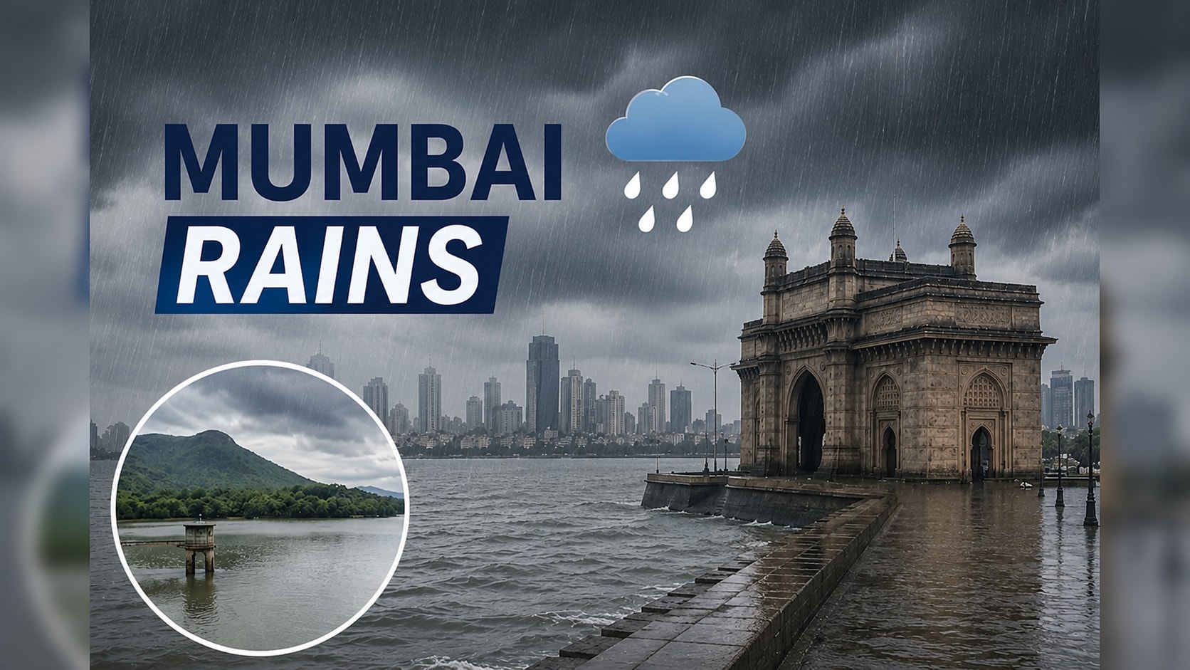 Mumbai lake water levels rise to 29% capacity as rain intensifies