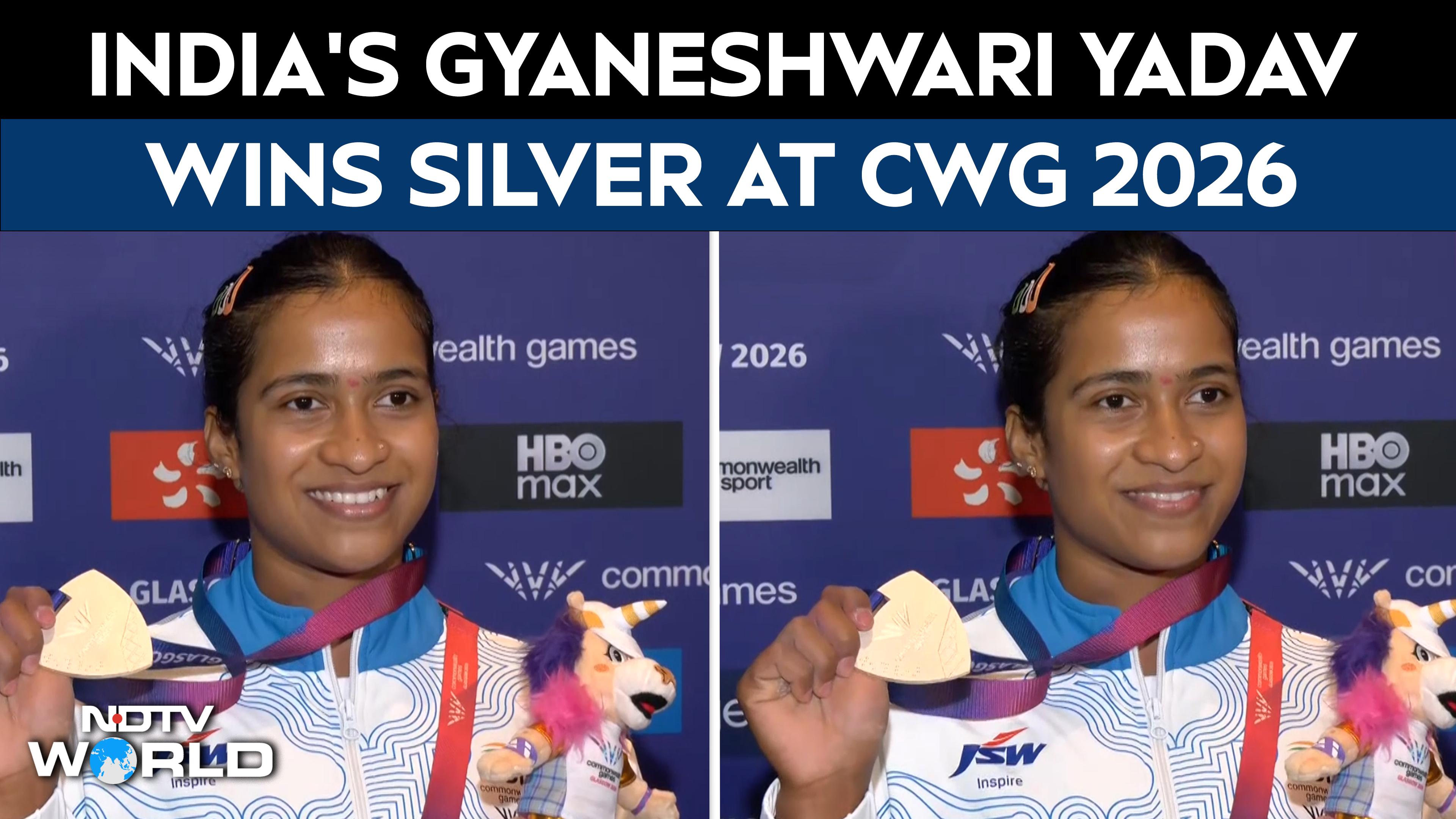 Commonwealth Games 2026 | Gyaneshwari Yadav Wins Silver In 199-kg Weightlifting