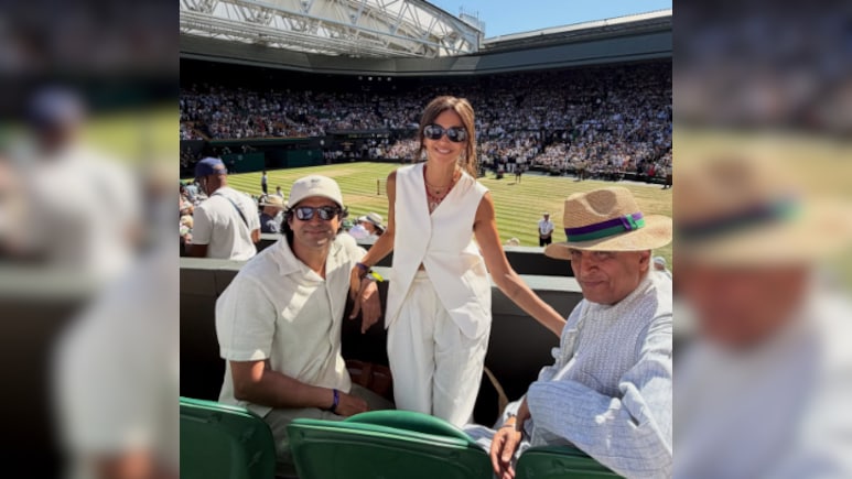 Shibani Dandekar's 'Third Wheeling' The Akhtars At Wimbledon Goes Viral: 'Heart Is Full'