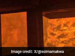 Dramatic Video Captures Wildfire Surrounding Freight Train In Canada: "Could Overtake Us Here"