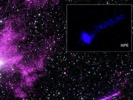 NASA's Space Telescope Maps Magnetic Fields Of Lighthouse Nebula Pulsar