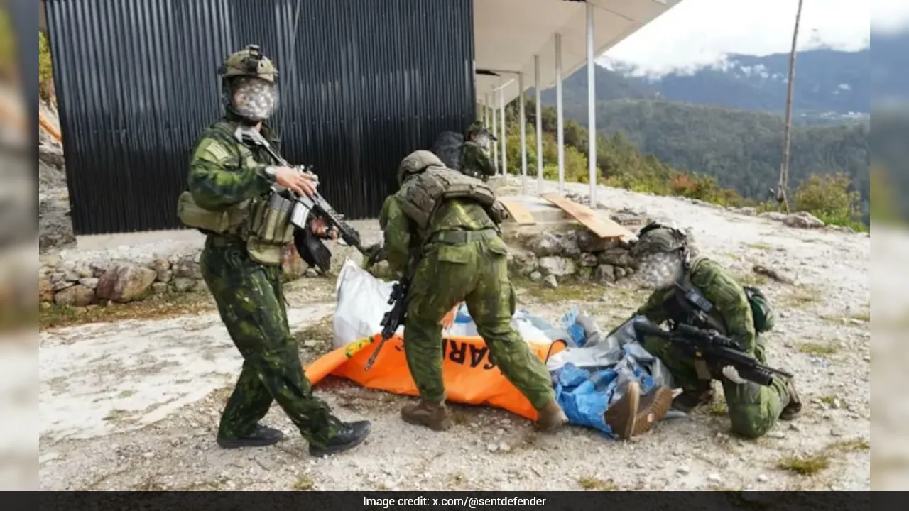 On Camera, Indonesian Troops Recover Body Of US Pilot Killed By Papua Rebels