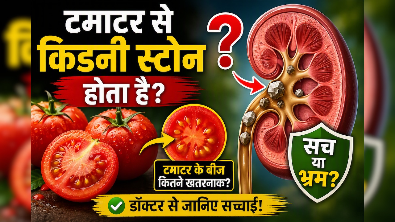 क्या टमाटर या उसके बीज खाने से किडनी स्टोन हो जाता है? जानिए इस आम मिथक का सच