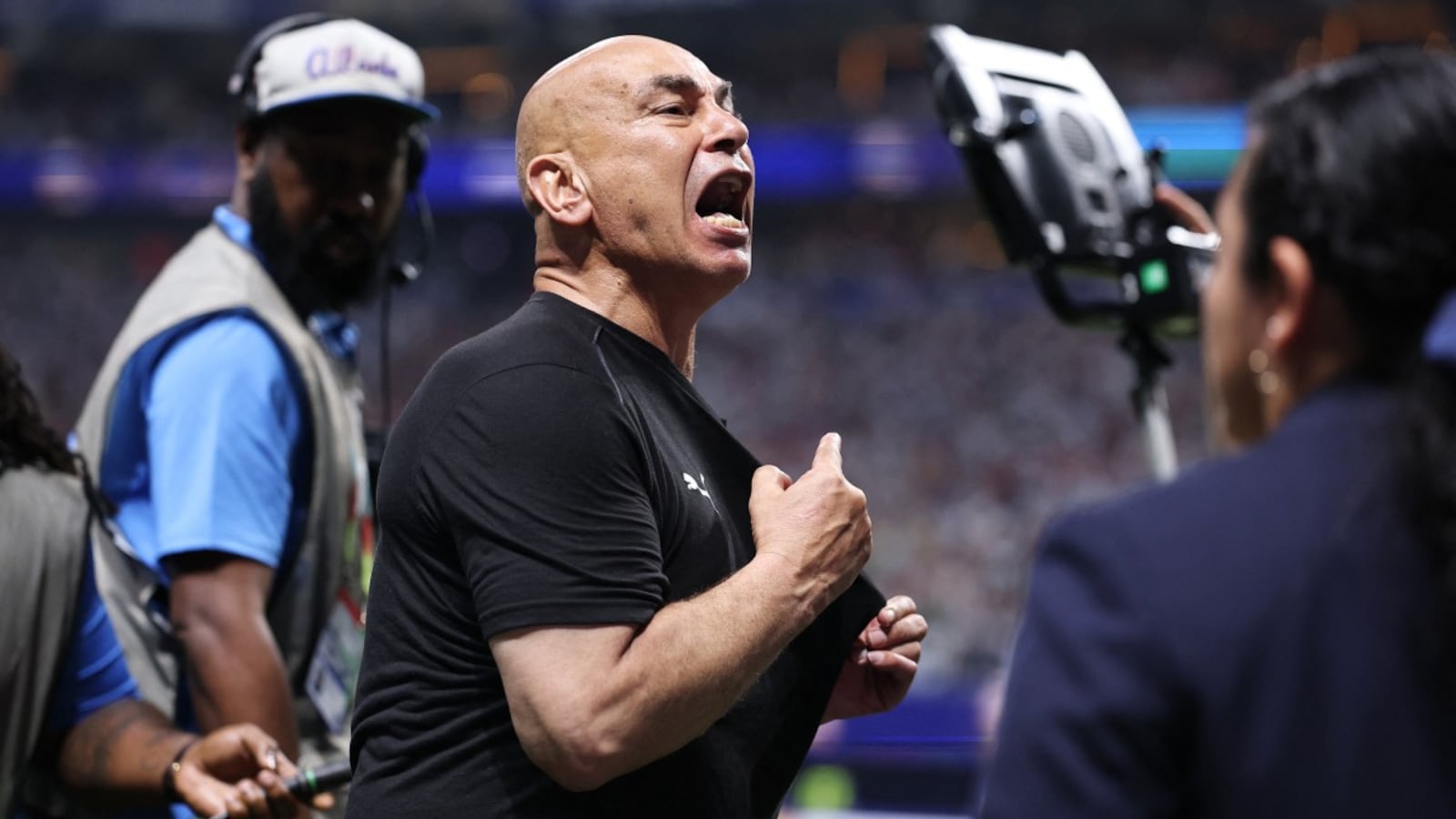 Egypt Coach Hossam Hassan Filmed Spitting At Jeering Fans Direction After Loss Against Argentina In Heated Clash