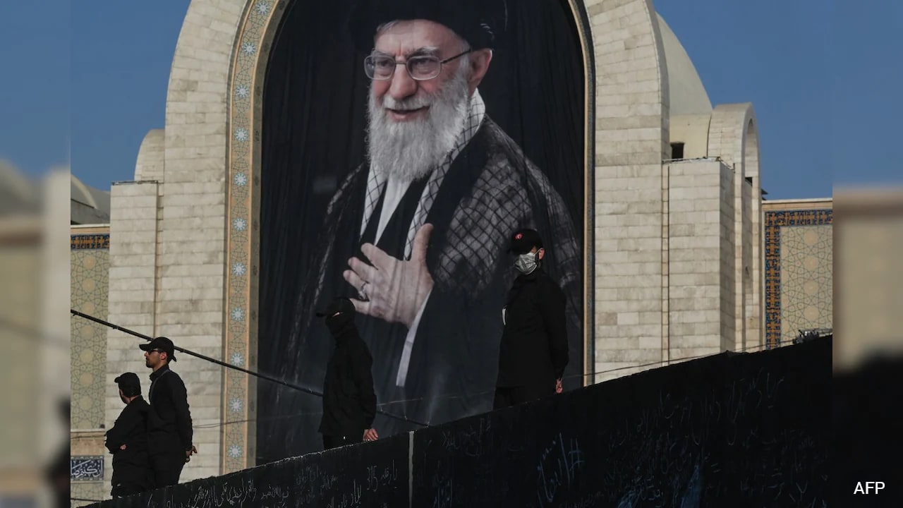 Body Of Iran's Ayatollah Khamenei Arrives In Iraq Before Procession