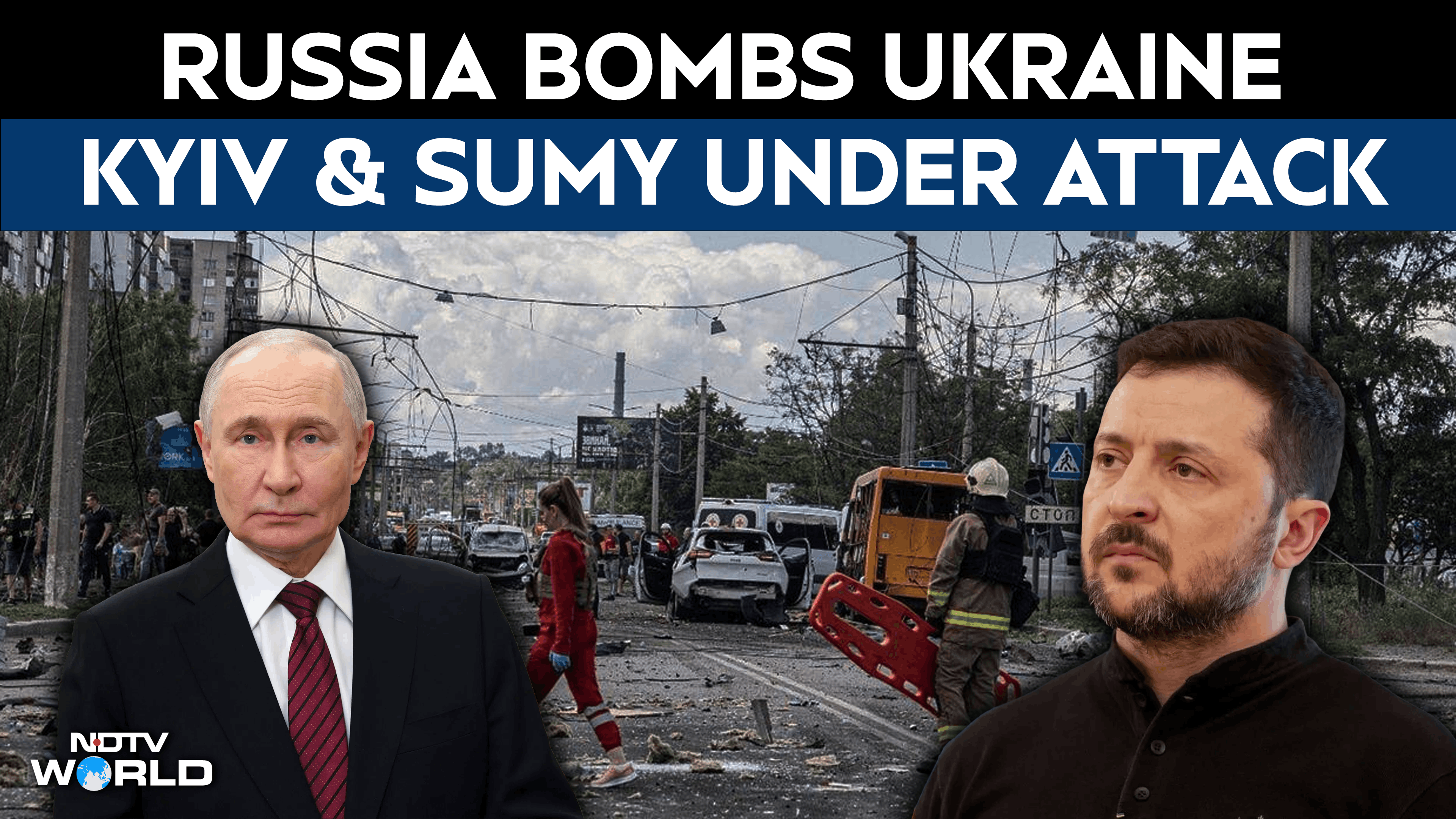Russia Ukraine War | Russia Launches Fresh Missile & Drone Strikes Across Ukraine, Kyiv And Sumy Hit