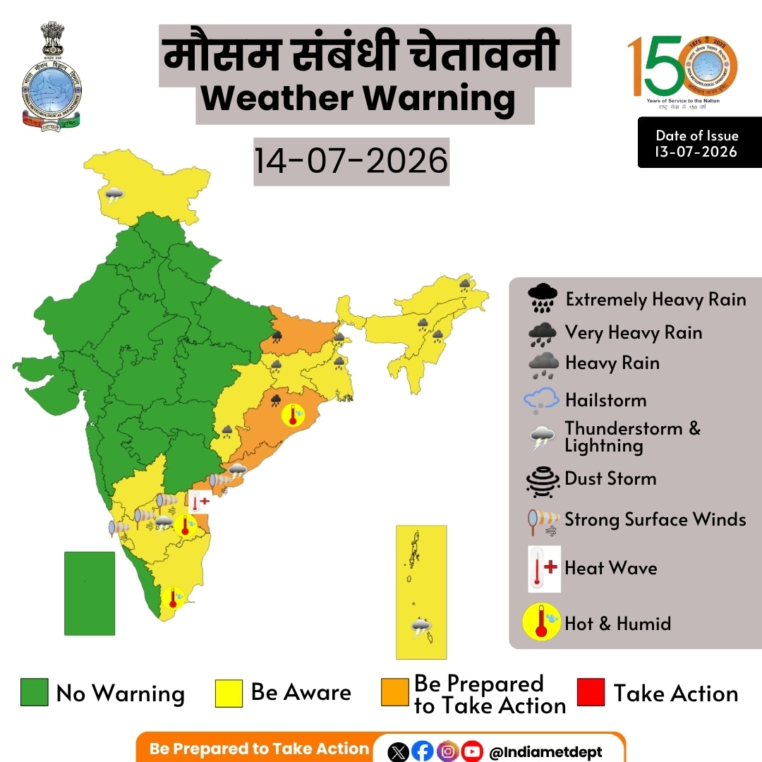 कल कैसा रहेगा मौसम? कल कैसा रहेगा मौसम?