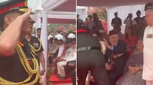 New Army Chief Salutes Father, Receives Brother's Salute At Ceremony