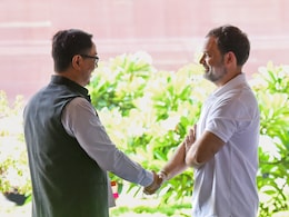 संसद में घमासान, पर कमरे में गर्मजोशी से मुलाकात, राहुल-रिजिजू की बैठक की खूब चर्चा