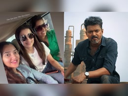 Trisha Shares Happy Picture After Watching Vijay's <i>Jana Nayagan</i> First Day-First Show