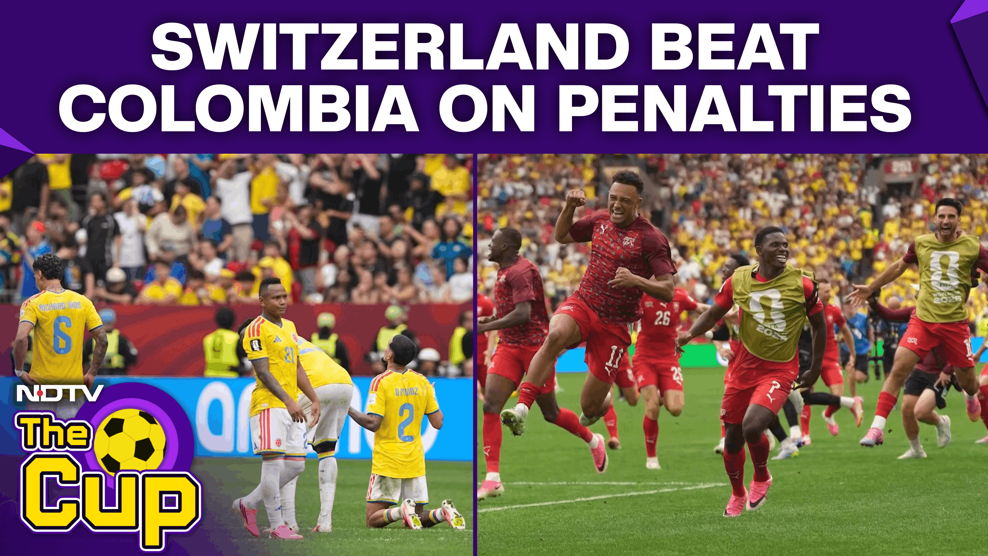 FIFA World Cup | Switzerland Vs Colombia | Switzerland Beat Colombia On Penalties; To Face Argentina