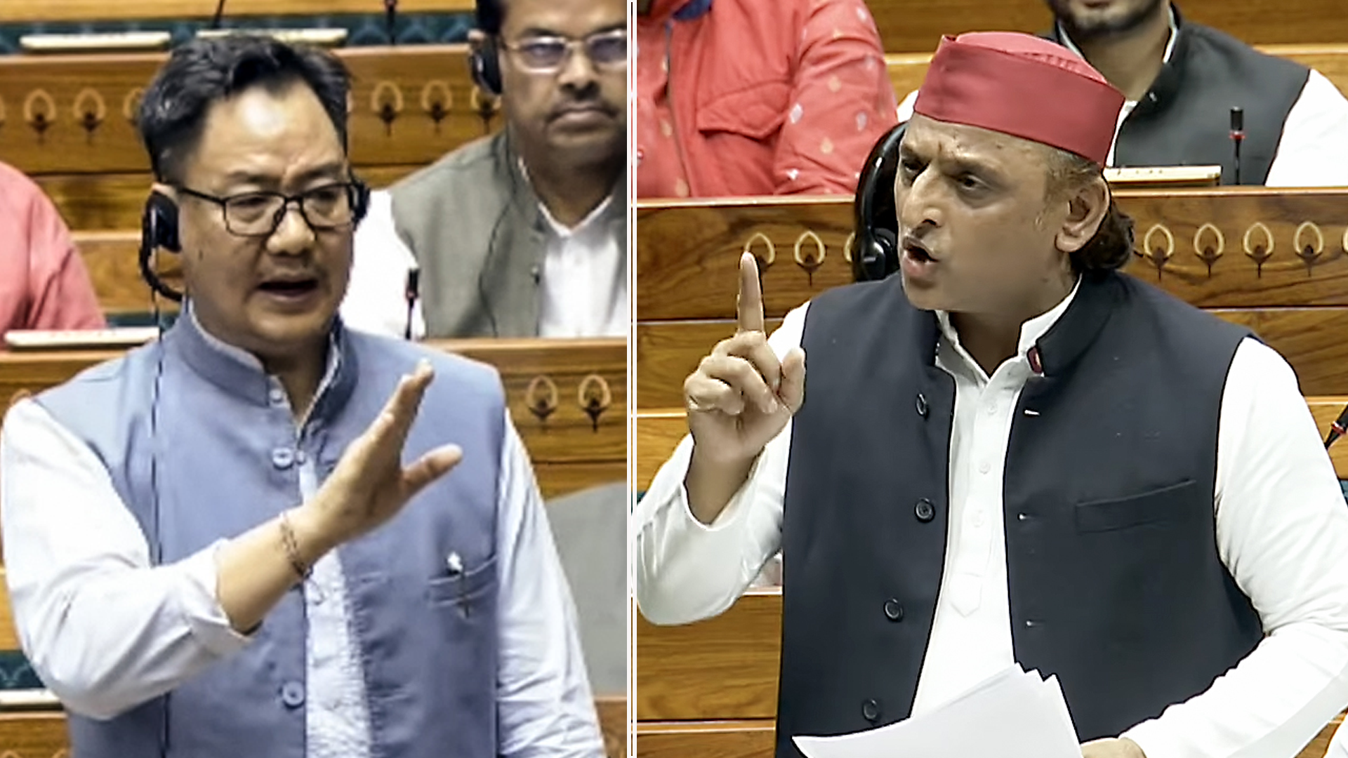 'This Is No Less Than Emergency': Akhilesh Yadav Hits Back at Kiren Rijiju in Lok Sabha