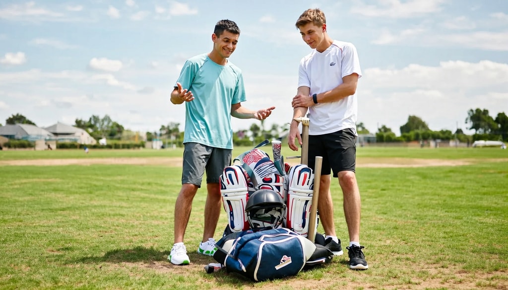 A complete cricket kit keeps all your equipment organized for hassle-free weekend matches. A complete cricket kit keeps all your equipment organized for hassle-free weekend matches.