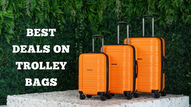 Safari, Roadster, Aristocrat के प्रीमियम Trolley Bags पर मिल रही है तगड़ी छूट, कीमतें देख आप हो जाएंगे हैरान