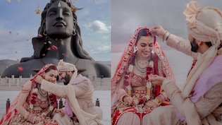 Actor Palak Purswani Marries Longtime Boyfriend Rohan Khanna At Sadhguru's Isha Yoga Centre. See Pics