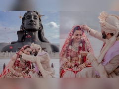 Actor Palak Purswani Marries Longtime Boyfriend Rohan Khanna At Sadhguru's Isha Yoga Centre. See Pics
