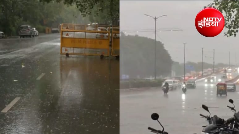 दिन में हो गई रात, दिल्ली-NCR में राहत की बारिश ने गर्मी और उमस से दिलाई राहत