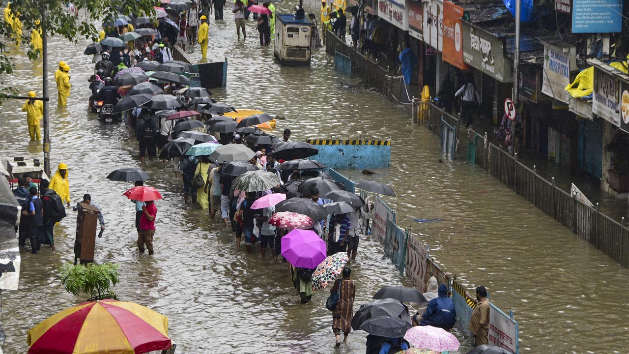 Heavy Rain Triggers Severe Waterlogging In Parts Of Mumbai