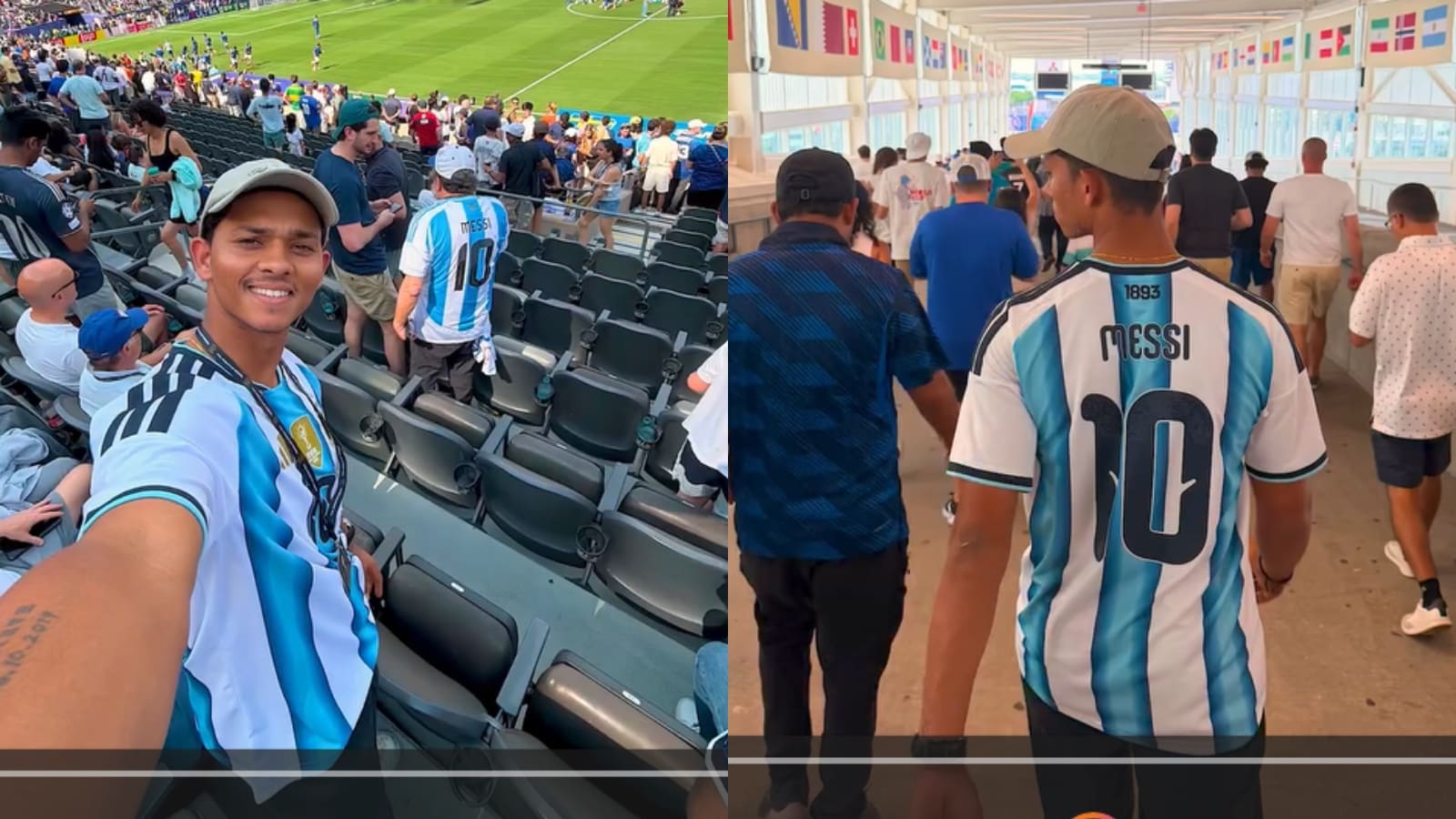 Yashasvi Jaiswal Enters FIFA World Cup Stadium In Lionel Messi Jersey, But Not For Argentina Game