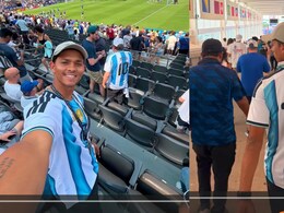 Yashasvi Jaiswal Enters FIFA World Cup Stadium In Lionel Messi Jersey, But Not For Argentina Game