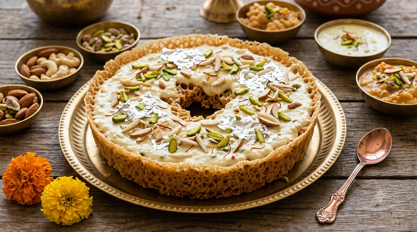 How To Make Ghevar At Home Just Like Sweet Shops
