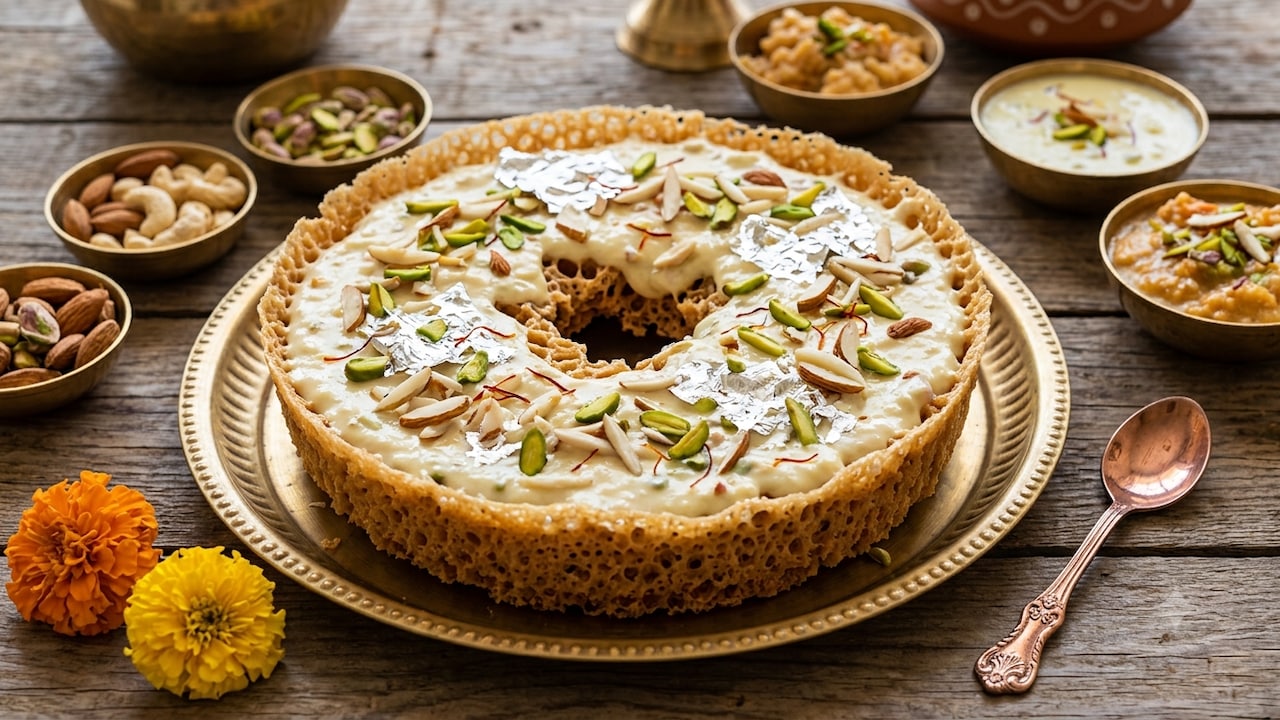 How To Make Ghevar At Home Just Like Mithai Shops