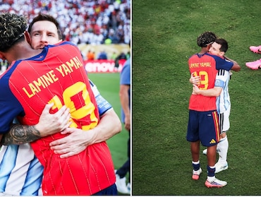 FIFA World Cup Final: स्पेन से हारे तो रोने लगे मेसी,  लामिन यमाल ने दी सांत्वना, लगाया गले से