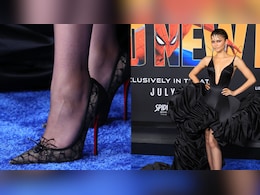 Zendaya's Spider-Inspired Louboutin Heels Steal The Show At <i>Spider-Man: Brand New Day</i> Premiere