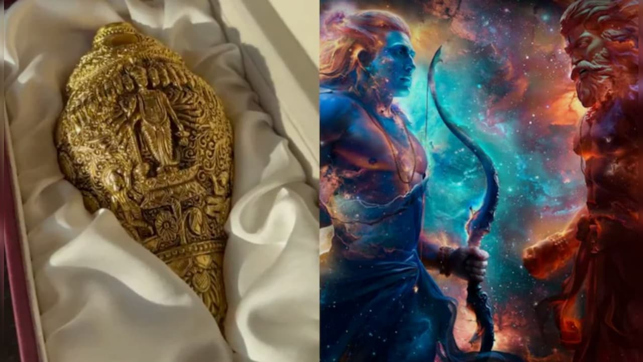 क्या'रामायण' के मेकर्स ने सैन डिएगो कॉमिक-कॉन में बांटा सोने का शंख?, देखें वीडियो
