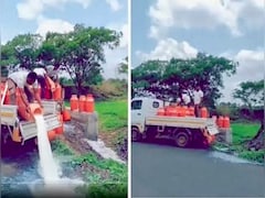 Fear Of Tukaram Mundhe? Hundreds Of Litres Of Milk Dumped After FDA Raid Rumour | Video