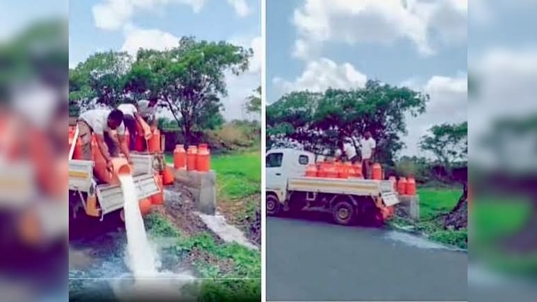 Fear Of Tukaram Mundhe? Hundreds Of Litres Of Milk Dumped After FDA Raid Rumour | Video