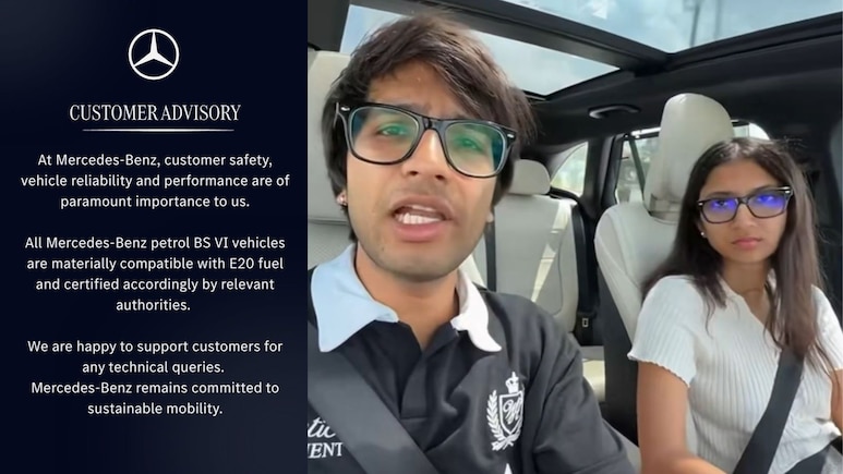 YouTuber Sourav Joshi Blames E20 Petrol For Mileage Drop; Mercedes-Benz Issues Clarifications