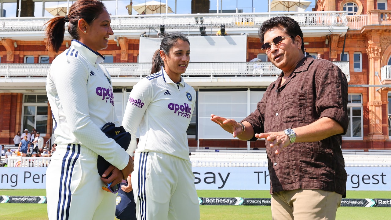 Sachin Tendulkars Special Reaction After Harmanpreet Kaur-Led India Clinches Historic Test Win At Lords vs England