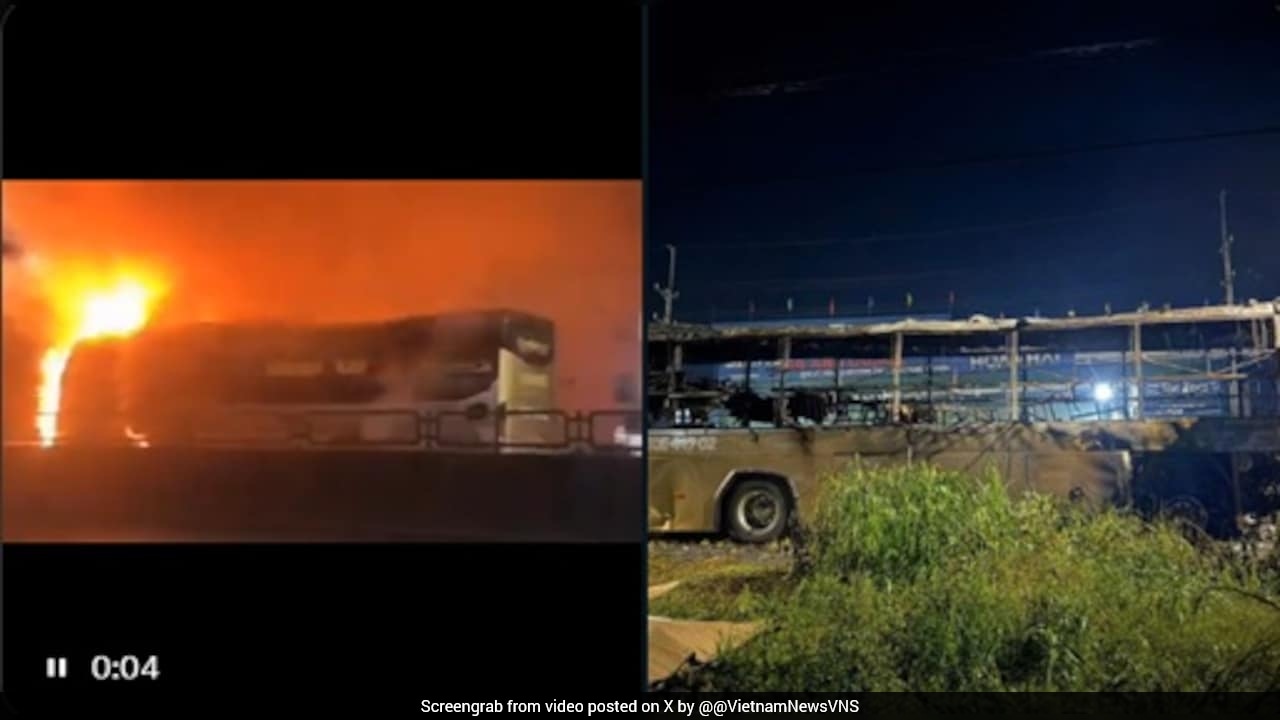 7 killed, Several Injured As Bus Bursts Into Flames In Vietnam