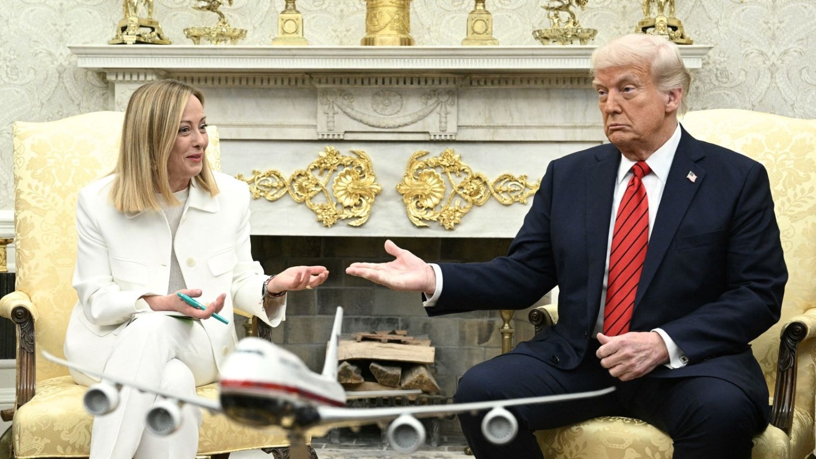 Trump's “I Like Her” Remark On Meloni Amid Spat, Then A 'No Help' Complaint