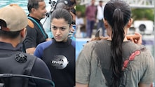 Rashmika Shoots India's 'First Female-Led' Underwater Fight Scene For Mysaa