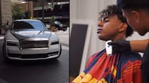 Yamal's Barber Arrives In Rolls Royce To Give Him New Look Before WC Final