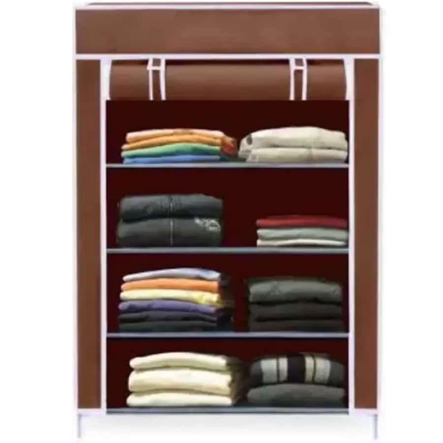 Click here to buy: EEMWAY Carbon Steel Collapsible Wardrobe Click here to buy: EEMWAY Carbon Steel Collapsible Wardrobe