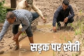 भोपाल की 25 साल पुरानी कॉलोनी सड़क को तरसती, 2 बार भूमिपूजन के बाद भी नहीं बनी, लोगों ने रोप दिया धान