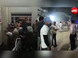 हापुड़ के निजी अस्पताल में AC फटने से लगी भीषण आग, मची अफरा-तफरी, गोद में उठाकर मरीजों को निकाला