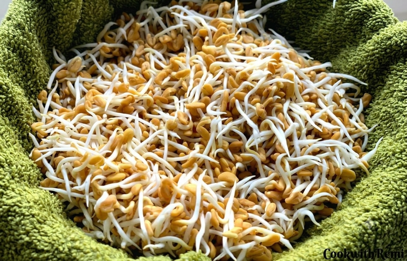 Methi dana sprouts can help control blood sugar when it is eaten before lunch