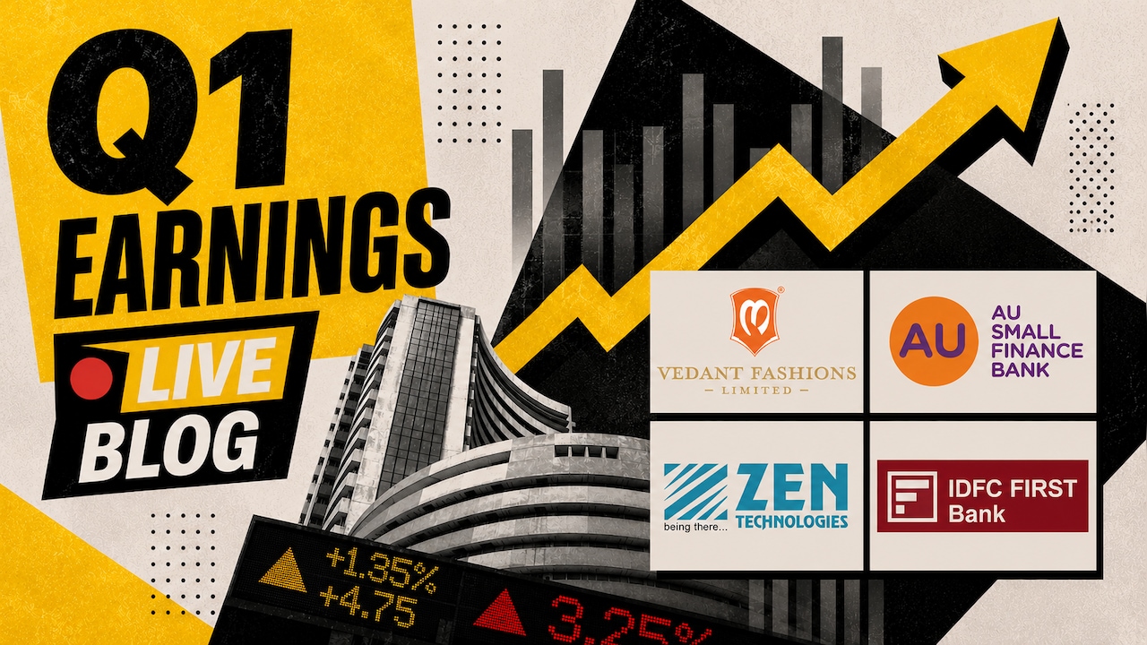 Q1 Results Live: Dodla Dairy Profit Down 35%; IDFC First Bank, AU Small Finance Bank, ZEN Tech, Birla Corp In Focus