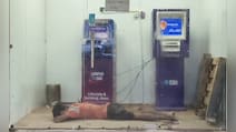Watch: SBI ATM Becomes 'Bedroom' In UP's Mau As Man Sleeps In AC Comfort