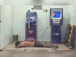 Watch: SBI ATM Becomes 'Bedroom' In UP's Mau As Man Sleeps In AC Comfort