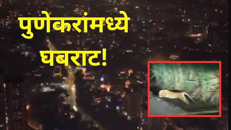 Pune News: आता पुन्हा पुणेकरांची धडधड वाढणार, दबक्या पावलांनी 'तो' पुन्हा आला..सर्व हालचाली कॅमेरात कैद