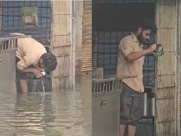 Mumbai Tea Vendor Caught Washing Kettles In Dirty Rainwater Near Nalasopara Station, Video Goes Viral