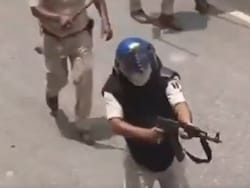 Bihar Cop, Seen On Camera Firing At Protesting Students With AK-47, Suspended