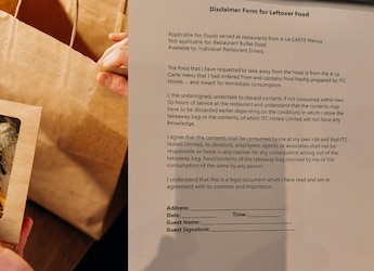 Why Do Hotels Make You Sign A Legal Form Before Packing Leftover Food?