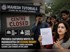 Mahesh Tutorials Shuts Maharashtra Centres After Collecting Fees; Priyanka Chaturvedi Seeks CM's Intervention
